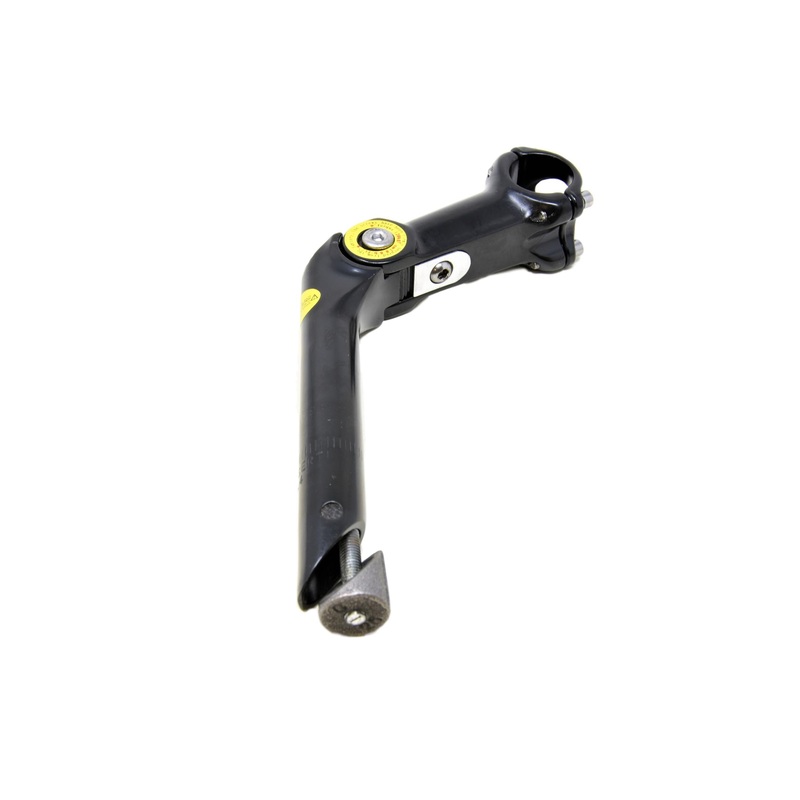 Sit Up High Bike Riding 25.4mm Adjustable Handlebar Stem,0-50 Deg Oversize 31.8mm Bar