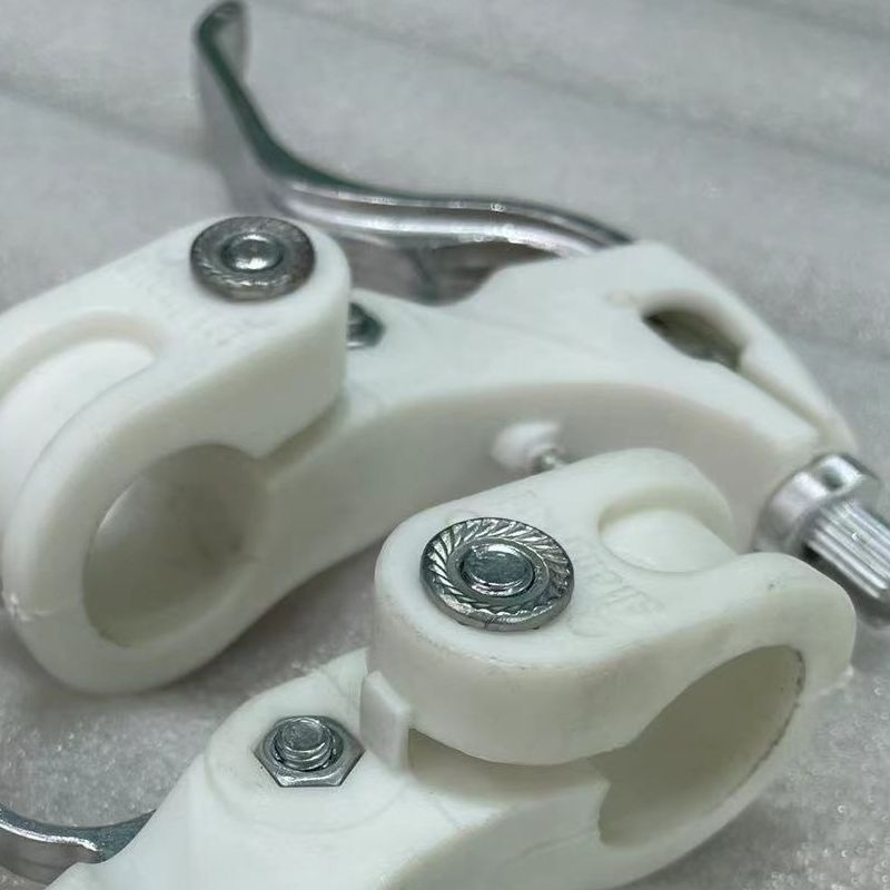 White Color Half Alloy Adult Bike Brake Levers
