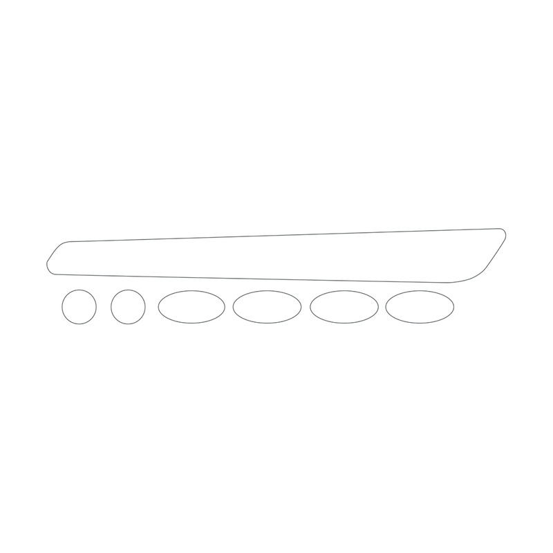 BBB Bikeskin Frame Protectors|Clear
