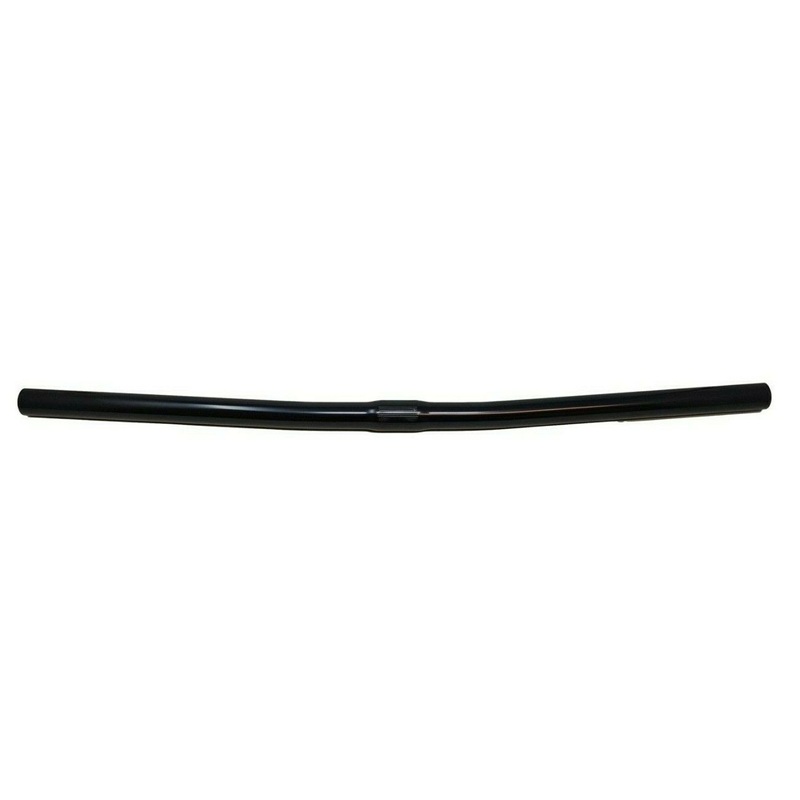 Bike Handlebars High Gloss Black Straight Flat Bar All Rounder Type 600mm