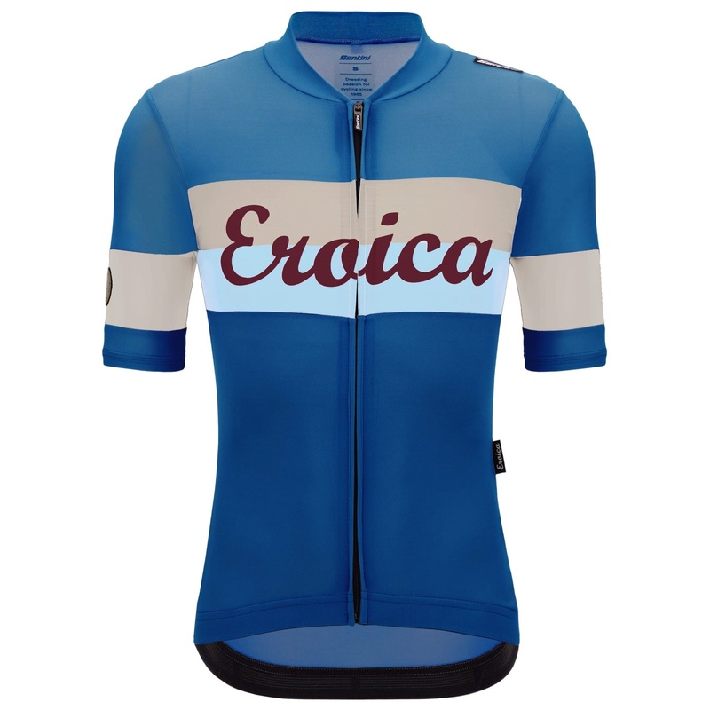 Maglia Santini Eroica Quiete – Blu
