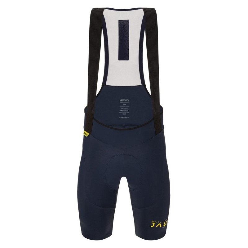 Santini Le Malliot Jaune Men’s Cycling Bibshorts (Navy Blue)