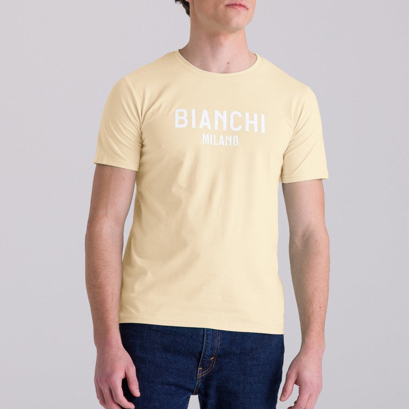 T-Shirt Bianchi Milano Fan – Bianco