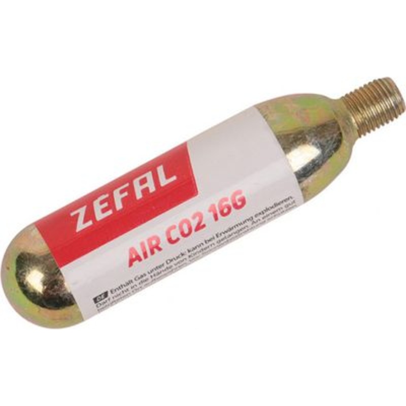 Zefal CO2 Cartridges|16 x 6 pack|16g x 2 pack|25g|25g x 2 pack