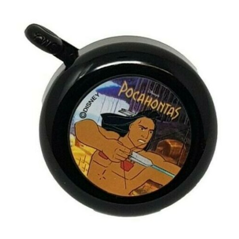 Disney Pocahontas Indian Bike Bell Kids Cycle Bike Quality Ringing Bell Black