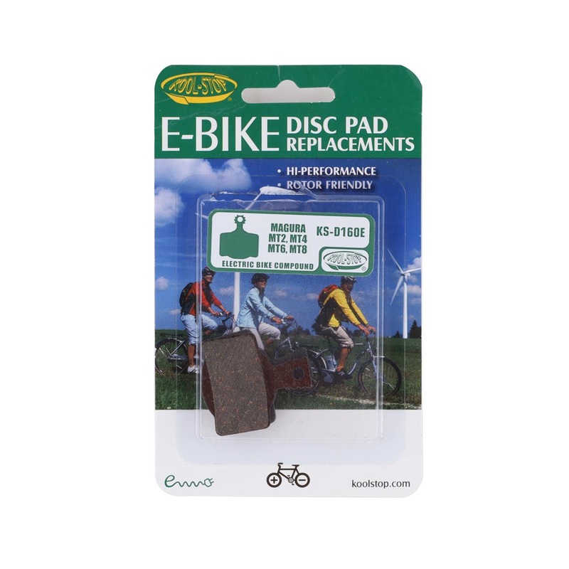 Kool Stop Disc Brake Pads (Organic) (E-Bike Compound) (Magura MT8/6/4/2) (1 Pair)