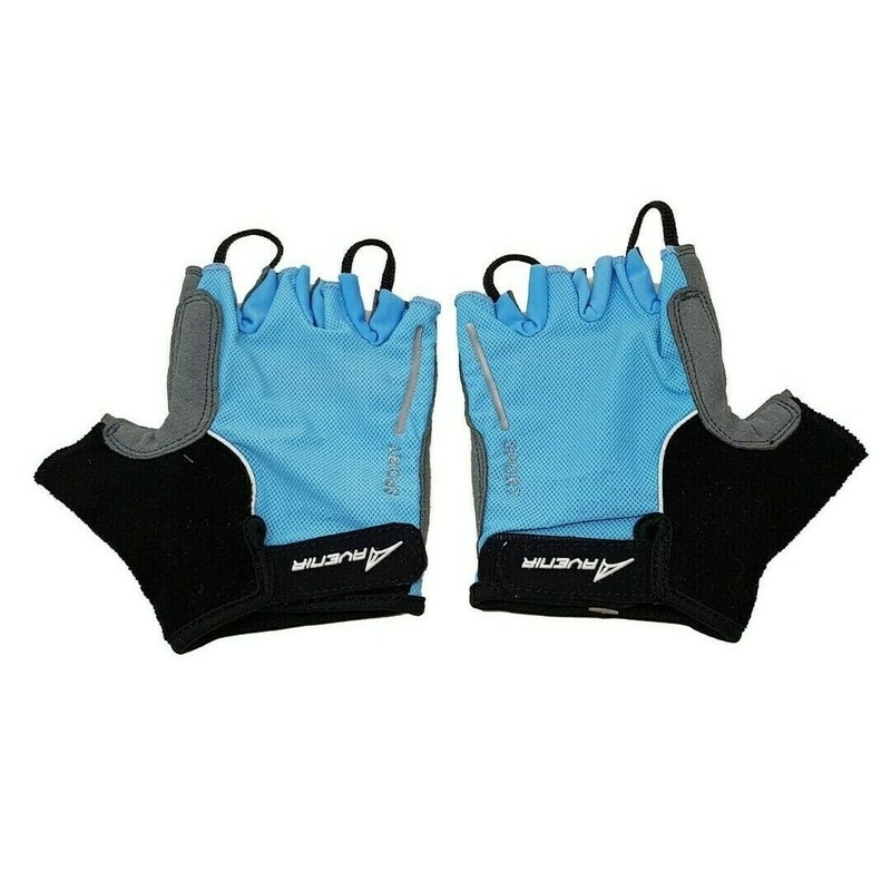 RALEIGH AVENIR LADIES TRACK, SPORTS MITTS WOMENS CYCLING GLOVES SKY BLUE