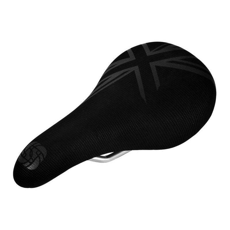Gusset Fat Jack Railed Saddle|Black|247mm x 139mm