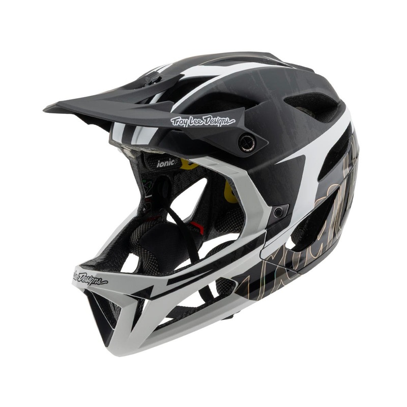 Troy Lee Designs Stage MIPS Helmet (Neauwave Alpine Black) (M/L)