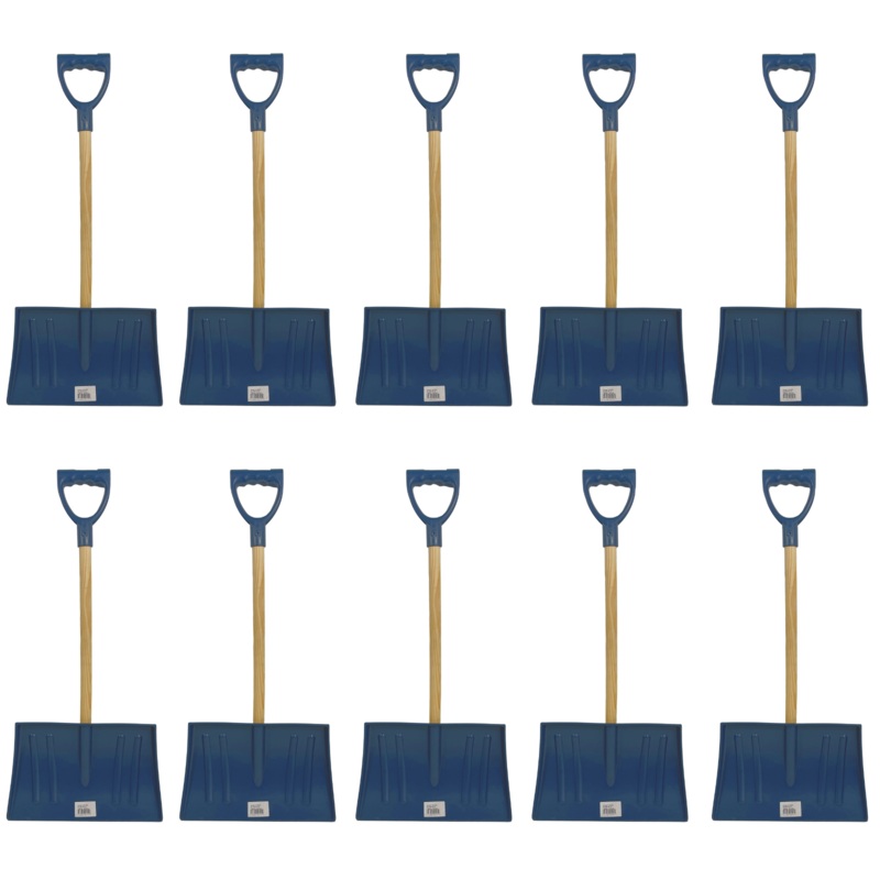 Wholesale Joblot of 10 3ft Travel Snow Shovels Wooden Handle Garden Leaf shovel
