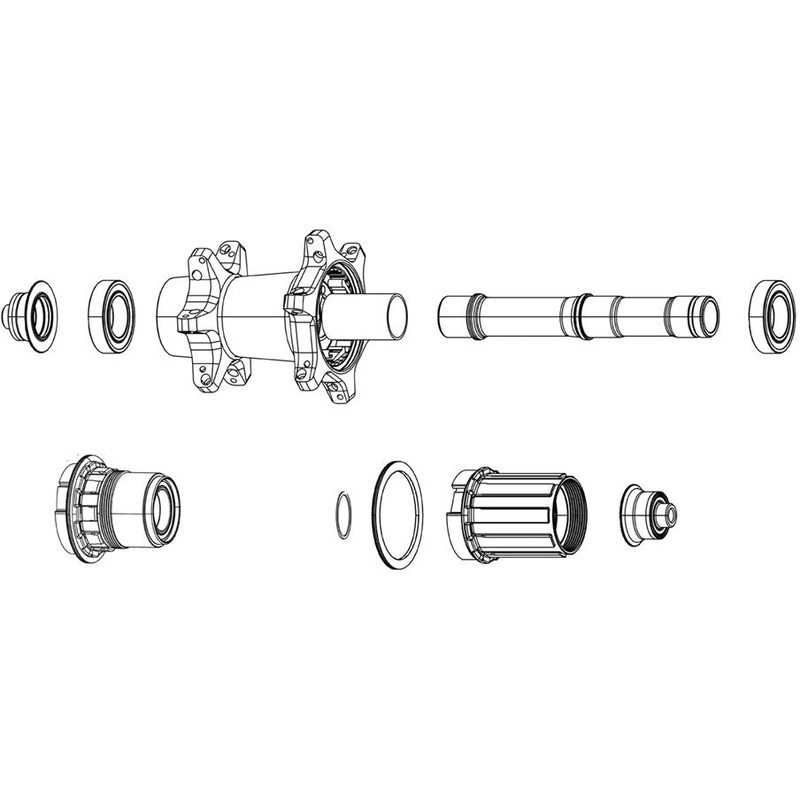 Zipp Spare Wheel Hub Bearing Kit – Front (Includes 2-23327) – Zm1