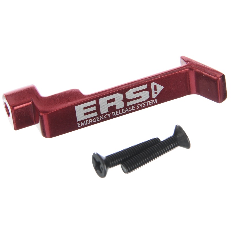 Atlas Carbon Neck Brace ERS Clip + M3 Bolts (Red)