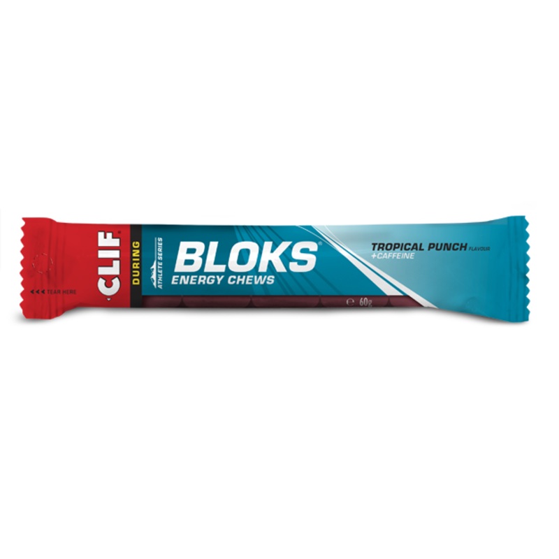 Clif Blok Energy Chews Tropical Punch Single