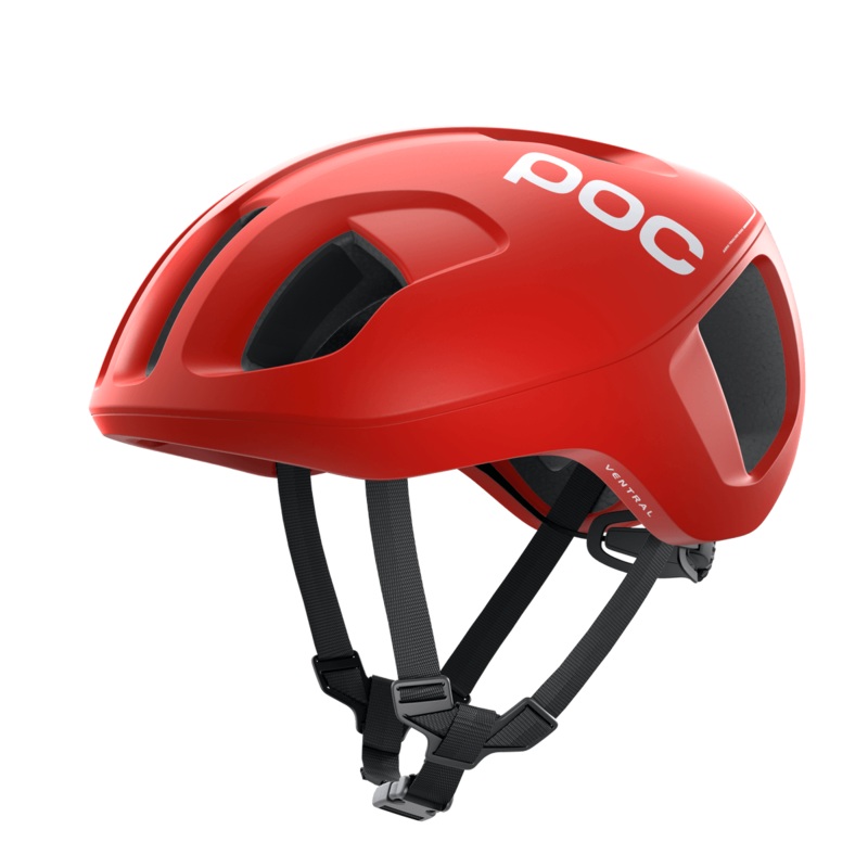 POC Ventral Spin Road Cycling Helmet (Prismane Red)