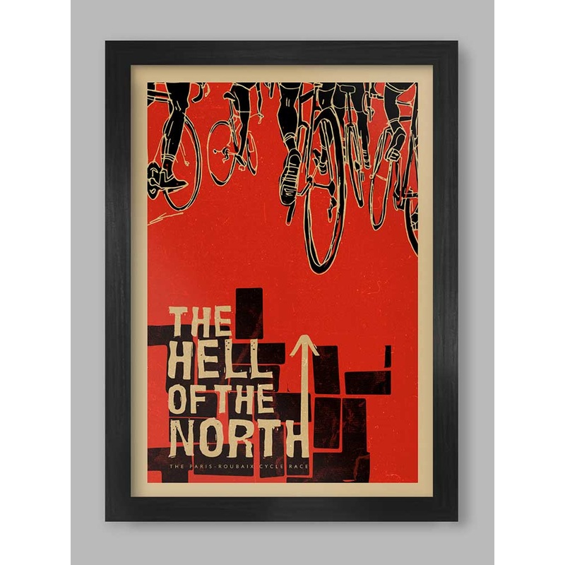 The Hell of the North Cycling Poster Print