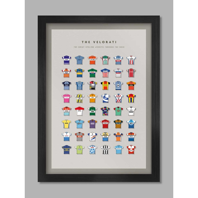 The Velorati – Cycling Jersey Poster Print