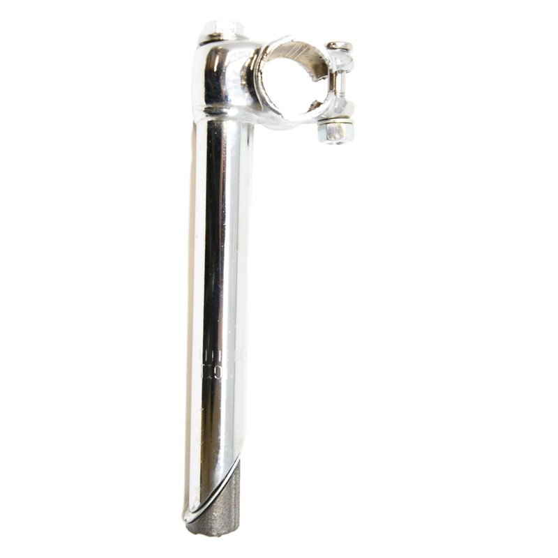 Adult Or Childrens Bike Handlebar Stem Short Reach Chrome 22.2mm, 180mm (7) New