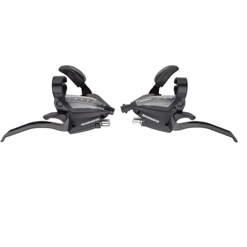 Pair Shimano ST EF-500 Rapid Fire EZI Fire 7 + 3 Speed MTB Bike Shifters &  Brake Lever, All Brake Types