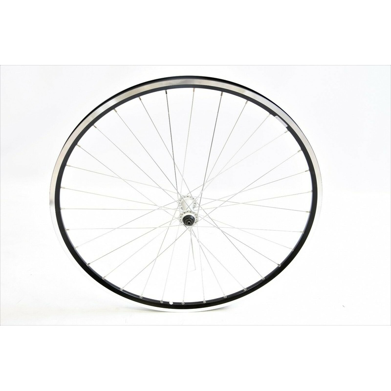 Front Wheel 700c 28 622x19c Hybrid Trekking Black Dual Wall Rim Quick Release