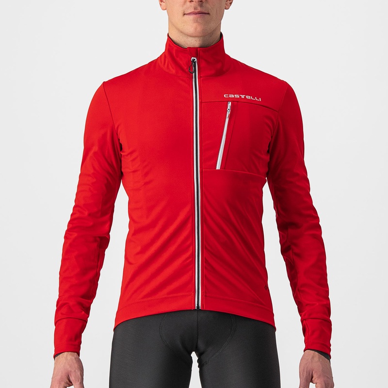 Giacca Castelli Go – Rosso grigio