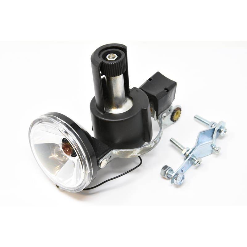 RETRO STYLE BIKE FRONT DYNAMO LIGHT LAMP COMPLETE WITH DYNAMO GENERATOR RIGHT FIT