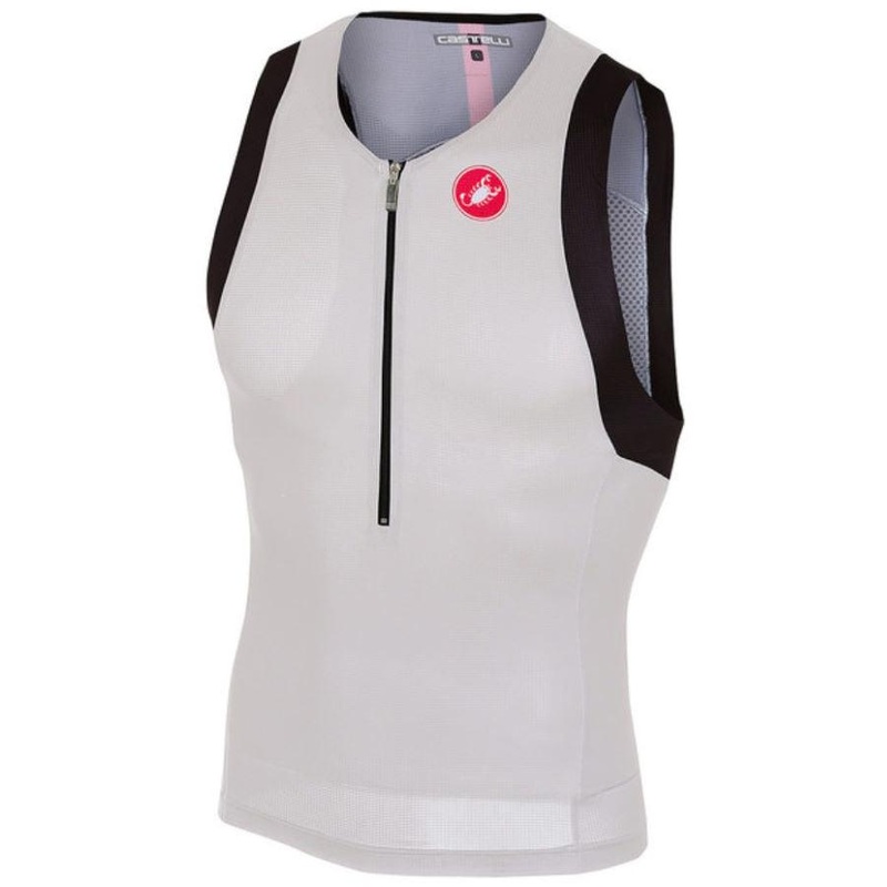 Castelli Free Tri Men’s Triathlon Top (White)