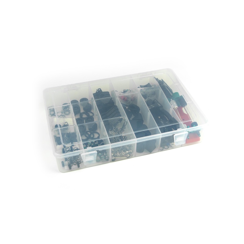 Sram Mineral Brake Tackle Box (Includes Tools And Parts For Levers, Calipers, Hoses, Mounting, Brake Pads) – Maven, Motive, Db8, Db6, Db4
