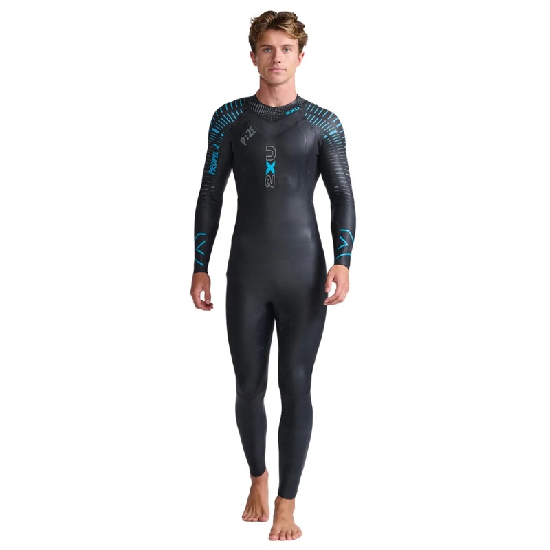 2XU MW4990C Propel 2 Men’s Wetsuit (Black/Aloha)