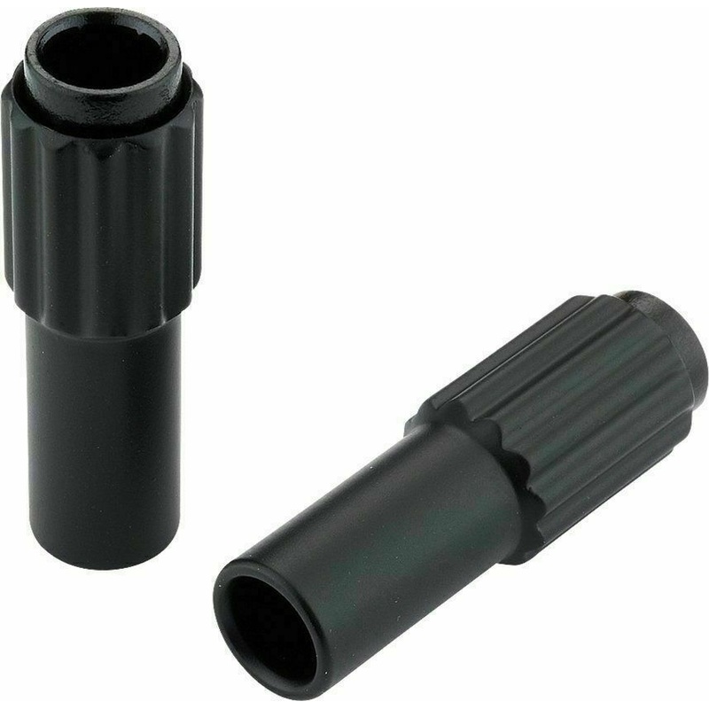 PAIR JAGWIRE INLINE DERAILLEUR GEAR WIRE MINI BARREL ADJUSTERS BIKE GEARS BLK
