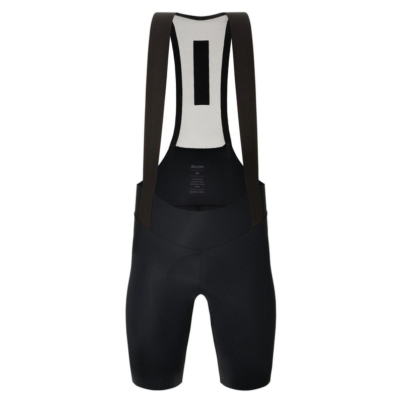 Santini Plush Men’s Cycling Bibshorts (Black)