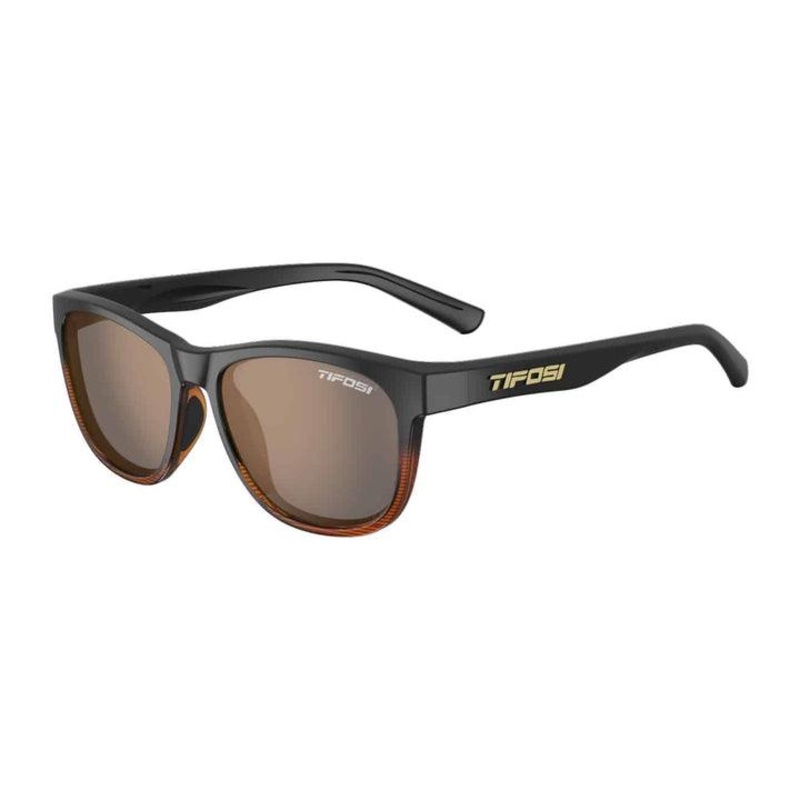 Tifosi Swank Sport Sunglasses (Brown Fade/Black)