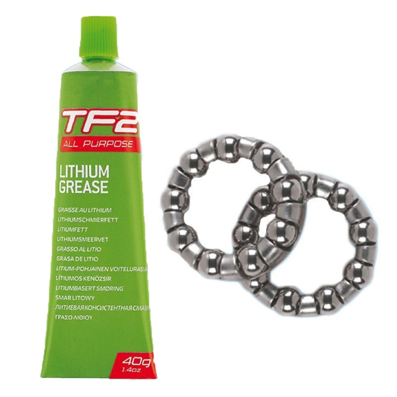 Weldtite 1/4 BB Cages & Grease