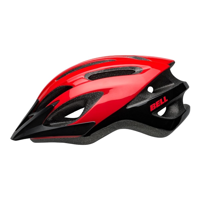 Bell Crest MTB Cycling Helmet (Red/Black)
