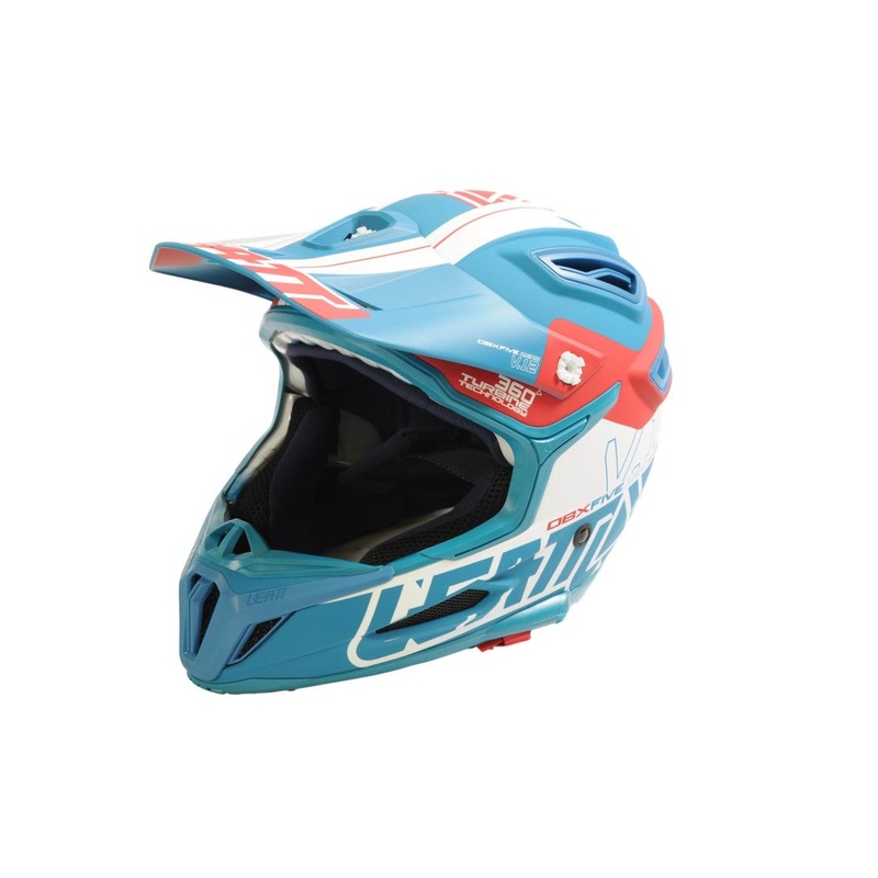 Leatt DBX 5.0 2018 Full Face Enduro Helmet Medium 57-58cm Fuel – Red (RRP: 280)