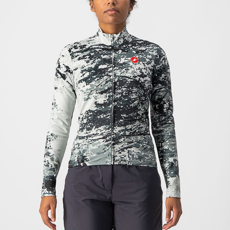 Maglia maniche lunghe donna Castelli Unlimited Thermal – Verde