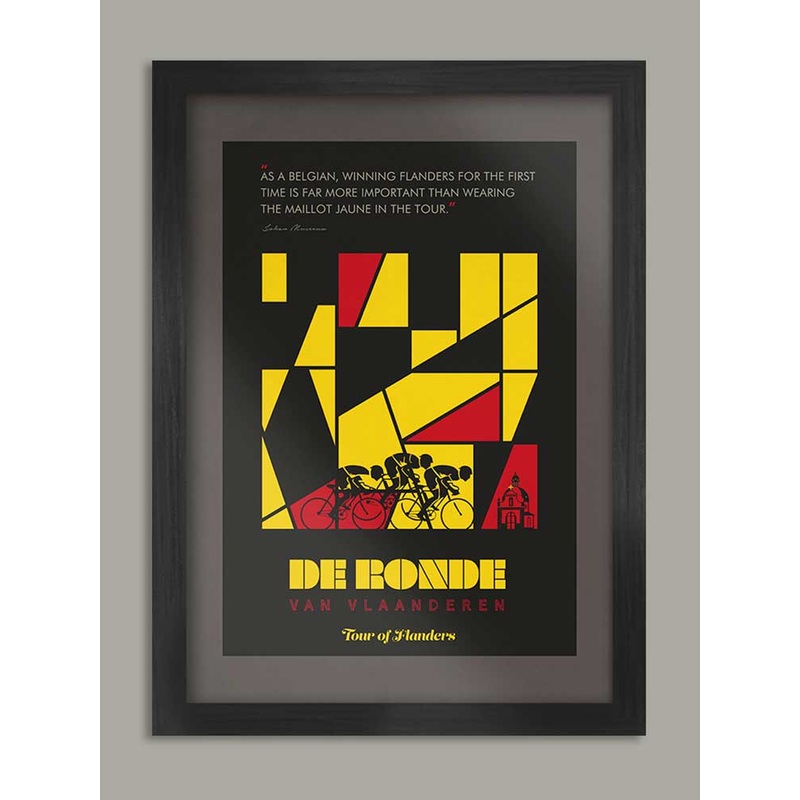 Tour of Flanders Cycling Poster Print – The Monuments