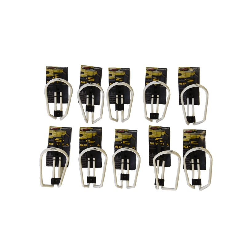 Wholesale Job Lot Ten (10) MTB, Racing Cycle, any Bike Alloy Water Bottle Cages White