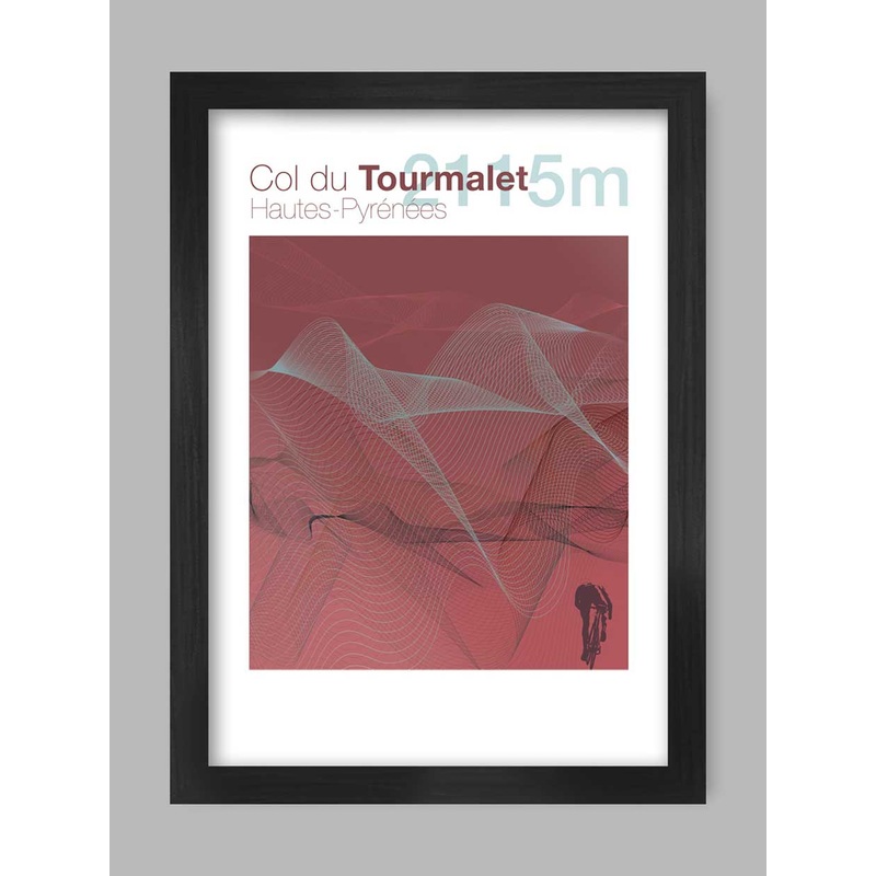 Cycling Climbs Poster Print – Col du Tourmalet