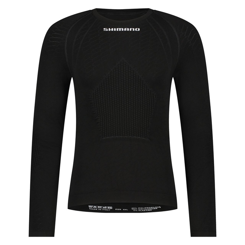 Maglia intima manica lunga Shimano Vertex Winter – Nero