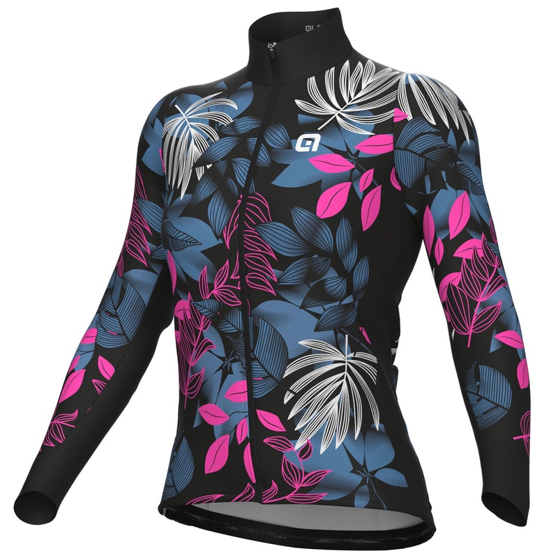 Maglia maniche lunghe donna Ale PRR Green Garden – Nero