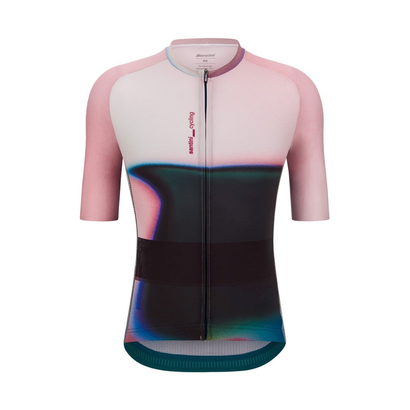Santini Luce Unisex Cycling Jersey (Black)