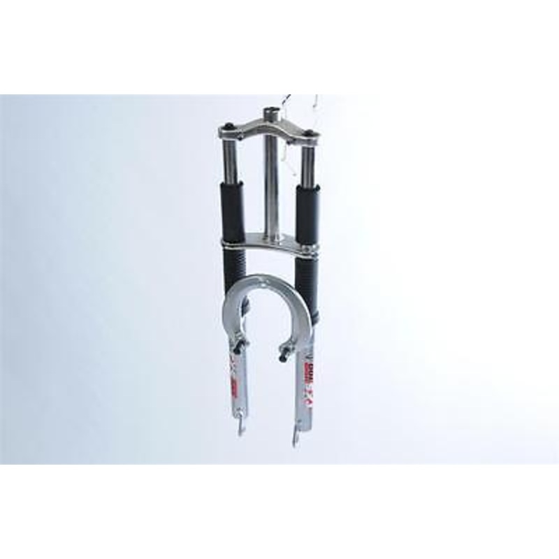 24 WHEEL MTB TRIPLE CLAMP DOWNHILL SUSPENSION FORKS THREADLESS 1 1-8 DISC-V-BR