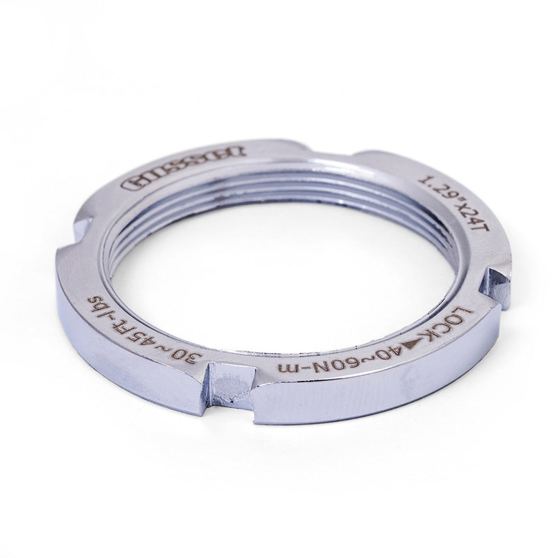 Gusset Fixed Lockring chrome plated steel