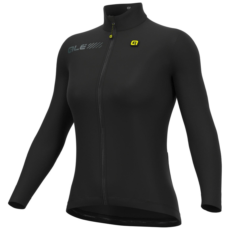 Maglia maniche lunghe donna Ale Solid Fondo 2.0 – Nero