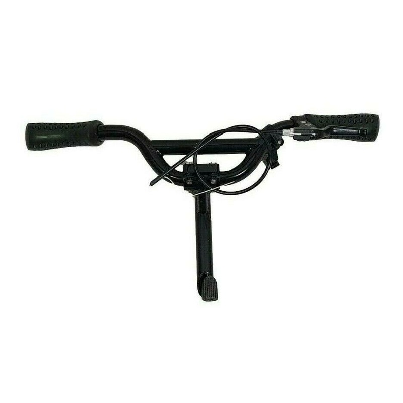 Complete 500mm Junior BMX Handlebars With Stem, Grips, Bell, Brake Lever & Cable