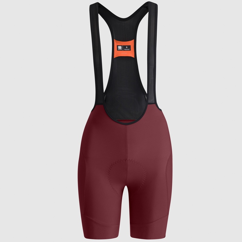 Salopette donna Sportful Colorful Pulse Shorty – Rosso