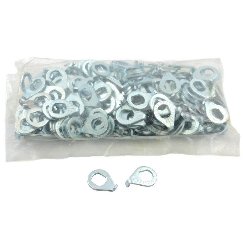 100 PAIRS (200) BIKE TAG FRONT AXLE WASHERS FOR 3-8 BIKE SPINDLES WHOLESALE LOT