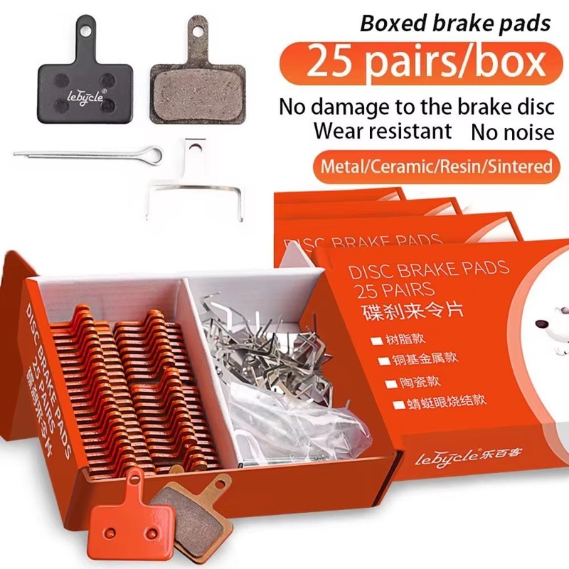 25 Pair MTB Bicycle Disc Brake Pads Resin/Metal/Ceramic Road Bike Hydraulic Brake Pads Universal