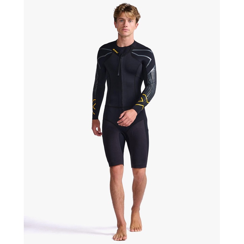 2XU Mw5479C Swimrun Men’s Wetsuit (Black/Ambition)