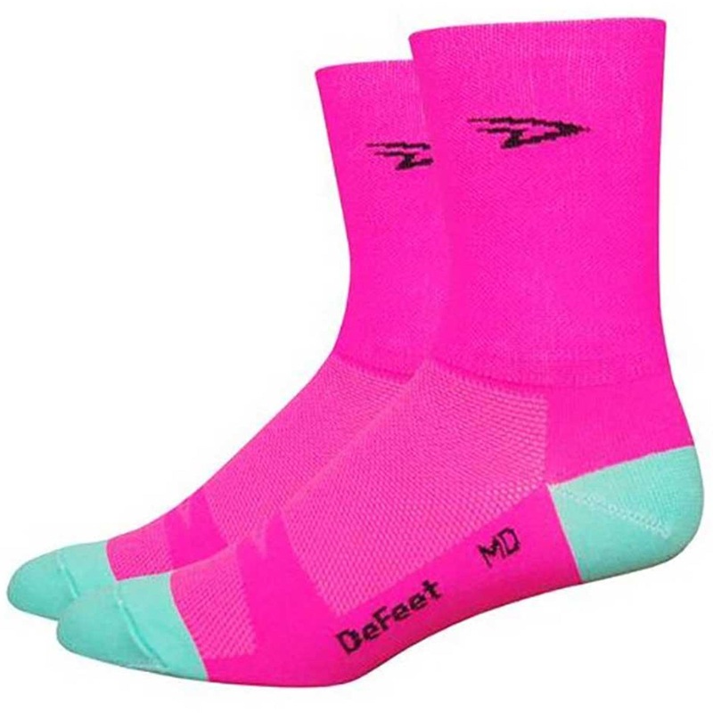 Calze DeFeet Aireator 6 D-Logo – Rosa